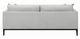 Coaster® Apperson Light Grey Cushioned Back Sofa-3