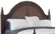 American Woodcrafters Rodanthe Cherry Brunette King Woven Panel Bed-2