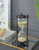 A & B Home Black/Tan Hourglass in Stand-2