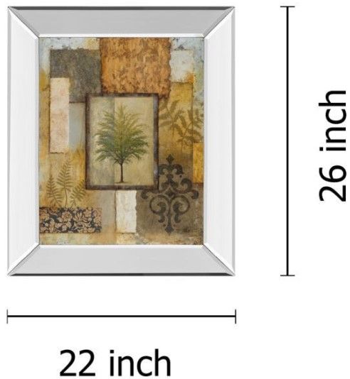 Classy Living Green Tree Patch Wall Art-2