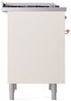 Ilve® Nostalgie II Series 36" Antique White Pro Style Dual Fuel Range-3