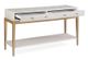 Bassett Mirror Perrine Satin Brass/Soft White Console-2
