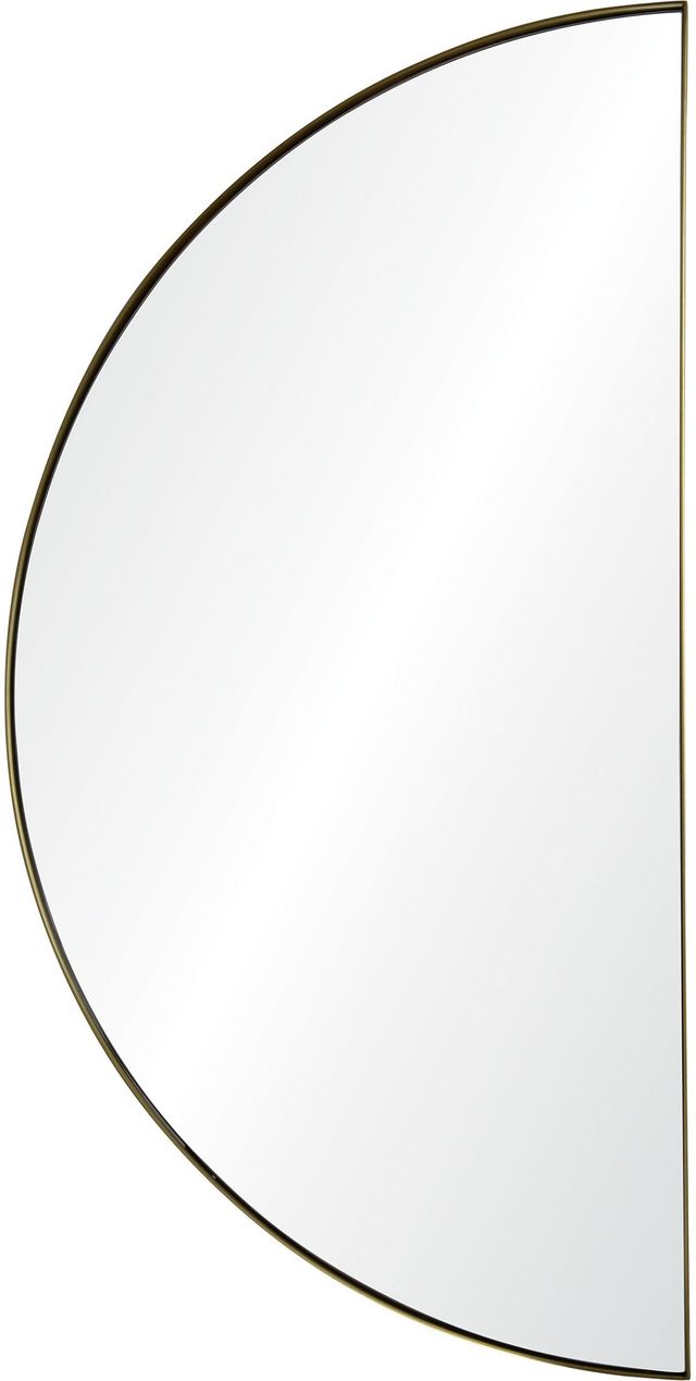Renwil® Halfmoon Satin Brass Wall Mirror-0