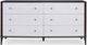 Century® Aria Brownstone/Oxford White Dresser-1