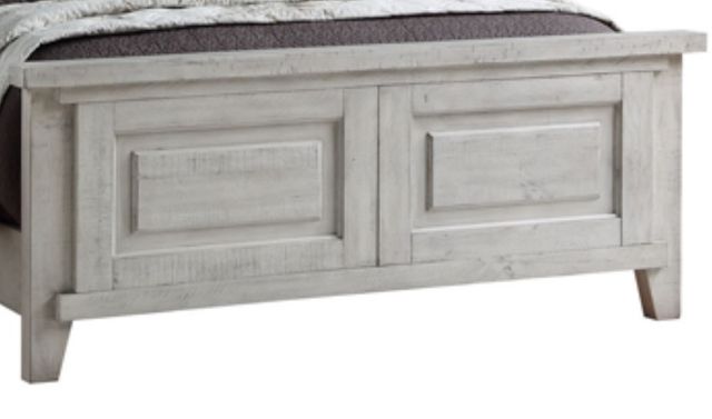 American Wholesale Furniture Hayfield White King Panel Bed-2