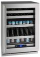 U-Line® Stainless Steel 24" Dual Zone Beverage Center-0
