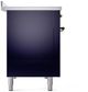 Ilve® Nostalgie II Series 48" Midnight Blue Pro Style Induction Range-4