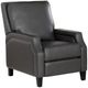 Powell® Portico Gray Manual Recliner-0