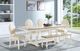 Winners Only® Torrance White Dining Bench-2