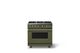Viking® 5 Series 36" Martini Pro Style Gas (NG) Range with Brushed Brass Trim-0
