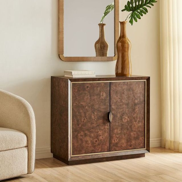 Uttermost® Flores Walnut 2-Door Cabinet-1