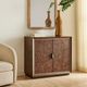 Uttermost® Flores Walnut 2-Door Cabinet-1
