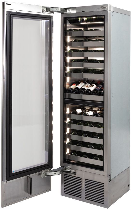 Perlick® 24" 12.6 Cu. Ft. Panel Ready Left Hinged Buit-In Wine Column-1