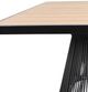 CabanaCoast® Customizable Cove Synthetic Fiber 36" Outdoor Square Dining Table-3