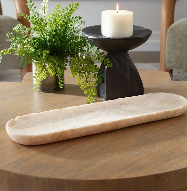 Uttermost® Sculpted Onyx Beige Bowl-1