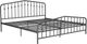 Novogratz Bushwick Gunmetal Gray King Metal Bed-0