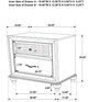 Coaster® Barzini 5-Piece White King Bedroom Set-3