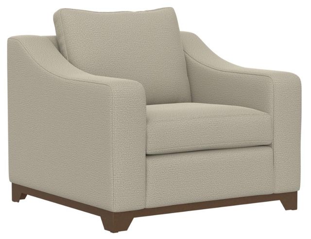 International Furniture Direct Natural Parota Dark Beige Chair-0