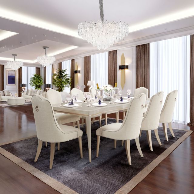 Michael Amini® Orlisse Chrome/Clear 18-Light Chandelier-1