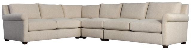 Bernhardt Barnes Bernhardt Living 4-Piece Beige L-Shape Sectional-0