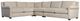 Bernhardt Barnes Bernhardt Living 4-Piece Beige L-Shape Sectional-0