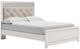 Signature Design by Ashley® Altyra White Queen Upholstered Panel Bed-0