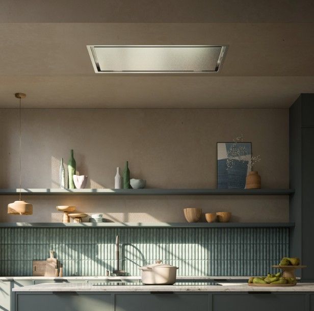 Falmec Nube 36" Scotch Brite Stainless Steel Insert Range Hood-1
