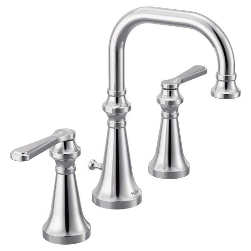 Moen® Colinet Chrome Two-Handle High Arc Bathroom Faucet-1