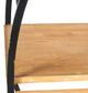 A & B Home Wilton Black/Natural Book Shelf -3