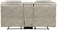 Homelegance® Gainesville Pewter Double Manual Reclining Loveseat with Center Console-3
