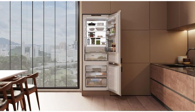 Elica Dolomite 28" 12 Cu. Ft. Panel Ready Built-In Bottom Freezer Refrigerator with an Ice Maker-1