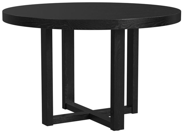 Elements International Bahama Breeze 5-Piece Black Dining Set-2