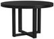 Elements International Bahama Breeze 5-Piece Black Dining Set-2