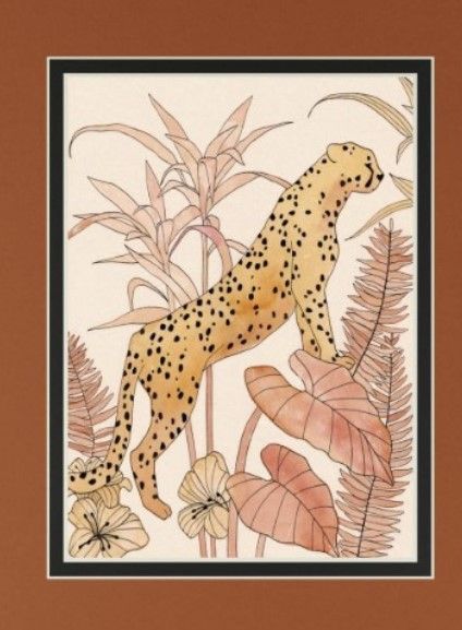 Classy Living Annie Warren Blush Cheetah II Wall Art-2
