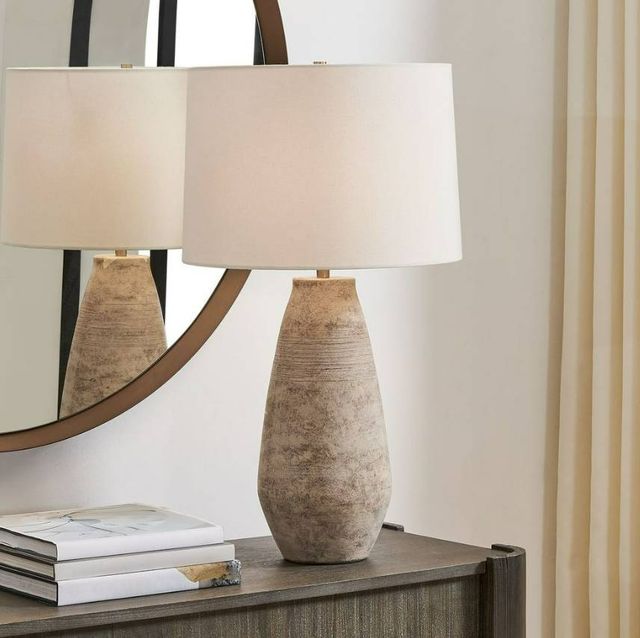 Uttermost® Dunford Light Gray Wash Table Lamp-1