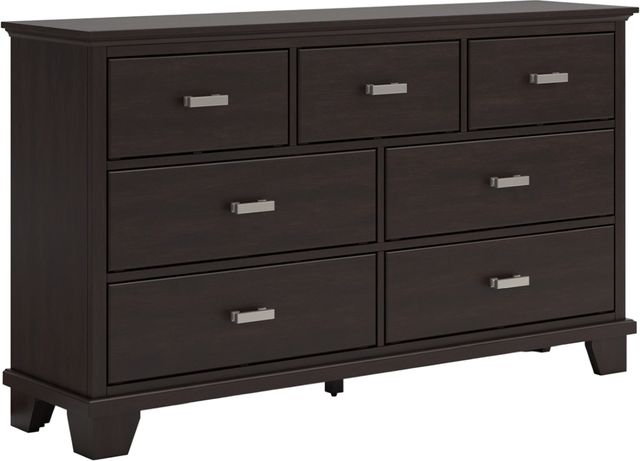 Signature Design by Ashley® Covetown 3-Piece Dark Brown King Panel Bedroom Set-2