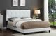 Titus Furniture White King Tufted Upholstered Panel Bed-1