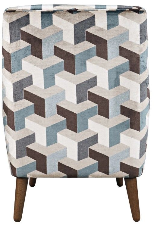Jofran Inc. Escher Multi-Colored Accent Chair-4