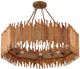Currey & Company Teahouse Khaki Chandelier-4