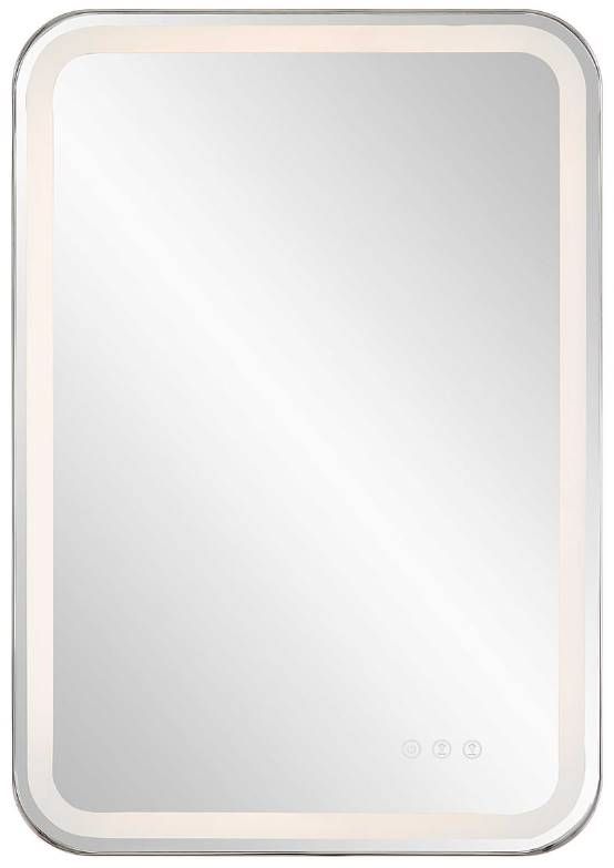 Uttermost® Crofton Nickel Lighted Vanity Mirror-3