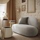 TOV Furniture Carraway Light Gray Loveseat-1