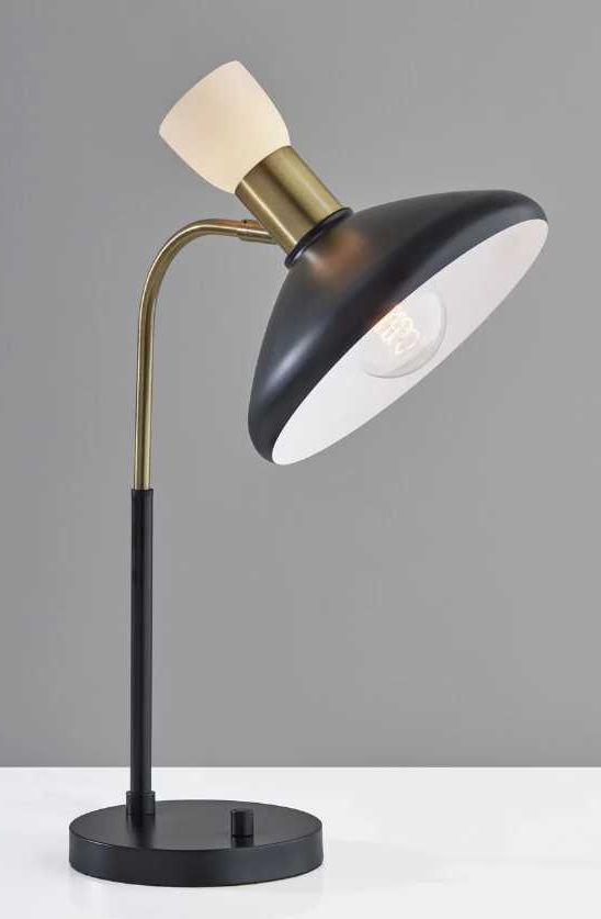 Adesso® Patrick Black Desk Lamp-1