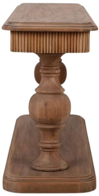 Bramble Customizable Kraton Pedestal Console Table-4