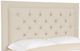 Vanguard® Furniture Customizable Hillary/Hank Queen Tufted Headboard-0
