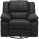 Emerald Home Navaro Black Manual Swivel Gliding Recliner-5