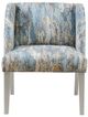 Olliix by Madison Park Delilah Grey/Blue Wingback Accent Lounge Chair-0