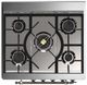 Ilve® Majestic III 30" Custom Pro Style Dual Fuel Natural Gas Range with Solid Door and Burnished Trim-2