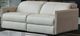 Via Furniture Loft White Power Reclining Condo Sofa with Adjustable Headrest-0