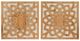 Olliix by Madison Park Lotus Medallion Natural Wood Wall Decor Set-0