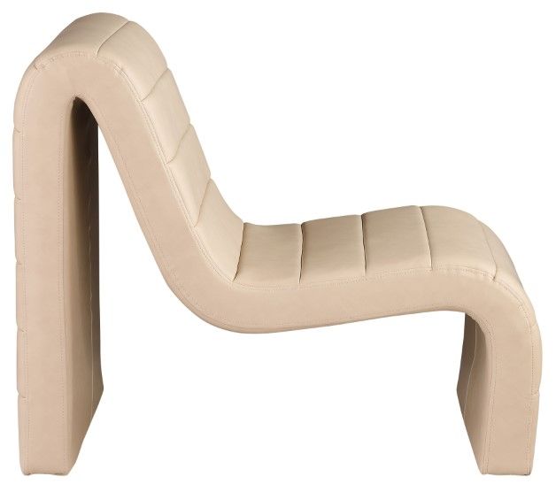 Meridian Furniture Ivy Tan Vegan Leather Accent Chair-3